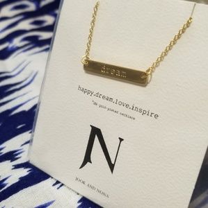 Jook & Nona gold "Dream" necklace - new in bag